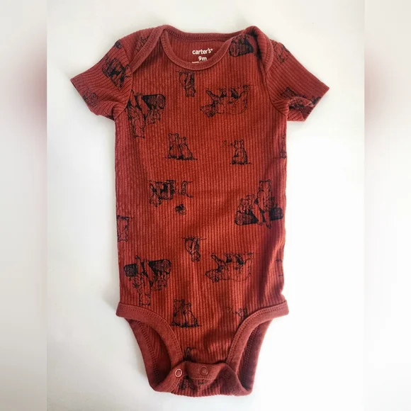 Carters 9m outfit / set. Ribbed bear print gender neutral - Picture 5 of 5